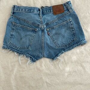 Levi's Classic Blue Jean Shorts